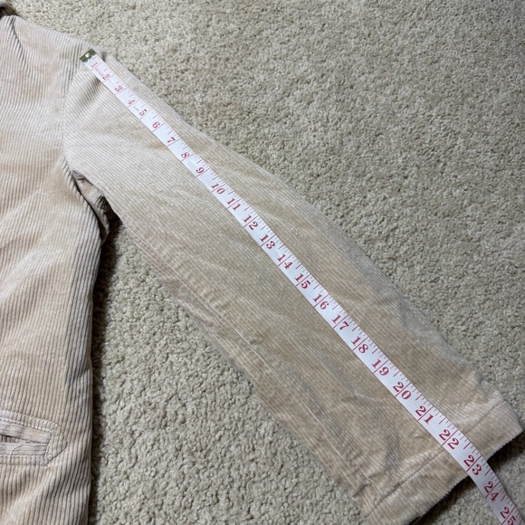 Uniqlo Ines de la Fressange Corduroy Double Breasted Pea Coat Jacket Medium - Picture 13 of 16